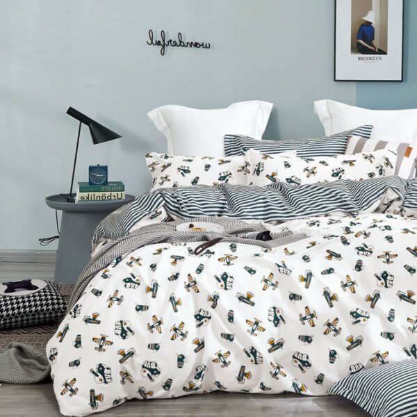 ΣΕΤ ΜΑΞΙΛΑΡΟΘΗΚΕΣ ΔΙΠΛΗΣ ΟΨΕΩΣ  OXFORD PLANET BOY PRIME LINE KIDS 50X70 MELINEN