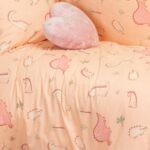 ΠΑΝΑ ΑΓΚΑΛΙΑΣ 85x85  ZOO GIRL SAUMON BABY LINE MELINEN - Image 2