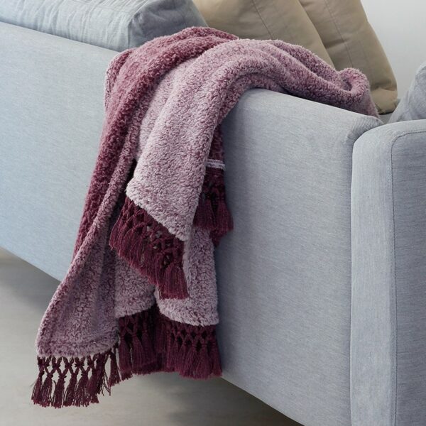 ΚΟΥΒΕΡΤΑ ΚΑΝΑΠΕ 130x170 TWIGGY AMETHYST MELINEN