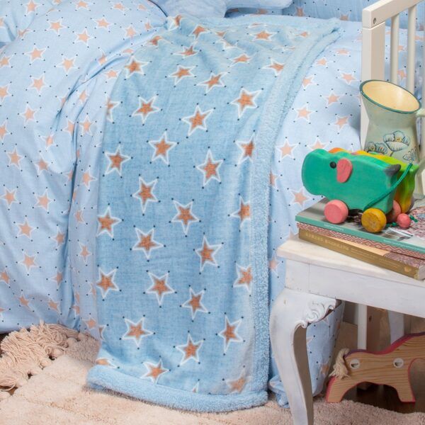 ΚΟΥΒΕΡΤΑ ΑΓΚΑΛΙΑΣ 80x105 MINI STARS SKY BABY LINE MELINEN