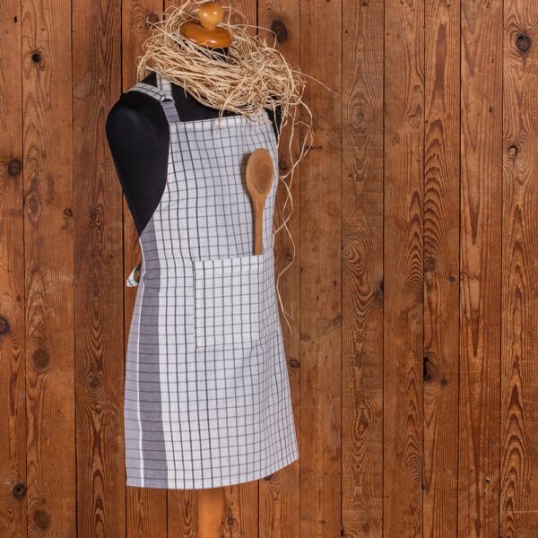 ΠΟΔΙΑ ΚΟΥΖΙΝΑΣ PEPPER CHECK GREY MELINEN