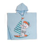 ΠΑΙΔΙΚΟ ΠΟΝΤΣΟ 60x60 ΘΑΛΑΣΣΗΣ SURFER LIGHT BLUE MELINEN