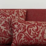 Μαξιλαροθήκη 45Χ45 Flora μπορντο