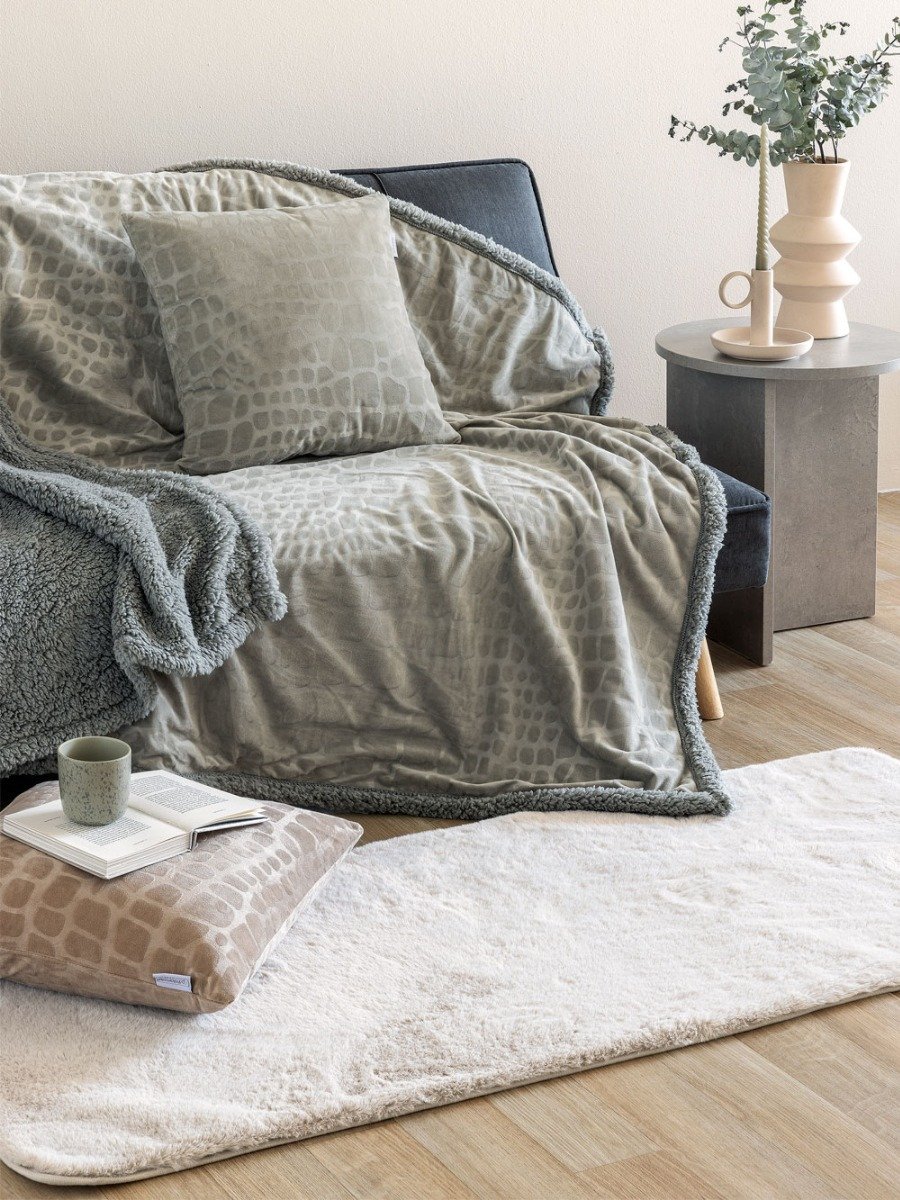 lagos_ecrus Ταπέτο κρεβατοκάμαρας 60x140 LAGOS ECRU Εκρού Palamaiki - Image 1