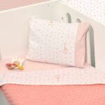 Κουβέρτα Κούνιας Διπλής Όψης Minky Design 502 Sophie La Girafe