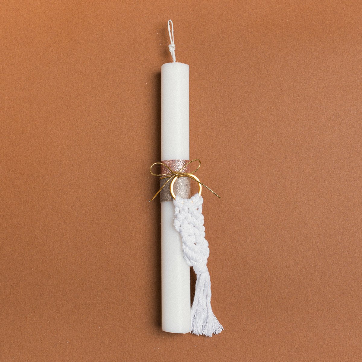 07178772-0662-4e94-b435-584048da020c Beauty Home ΛΑΜΠΑΔΑ 25cm ΜΑΚΡΑΜΕ ΜΠΡΕΛΟΚ ΛΕΥΚΟ ΜΕ ΦΙΟΓΚΟ ΣΕ ΣΥΣΚΕΥΑΣΙΑ ΔΩΡΟΥ - Image 1