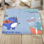 LINO ΚΟΥΒΕΡΛΙ JURASSIC GREEN-GREY  160X220 - Image 2