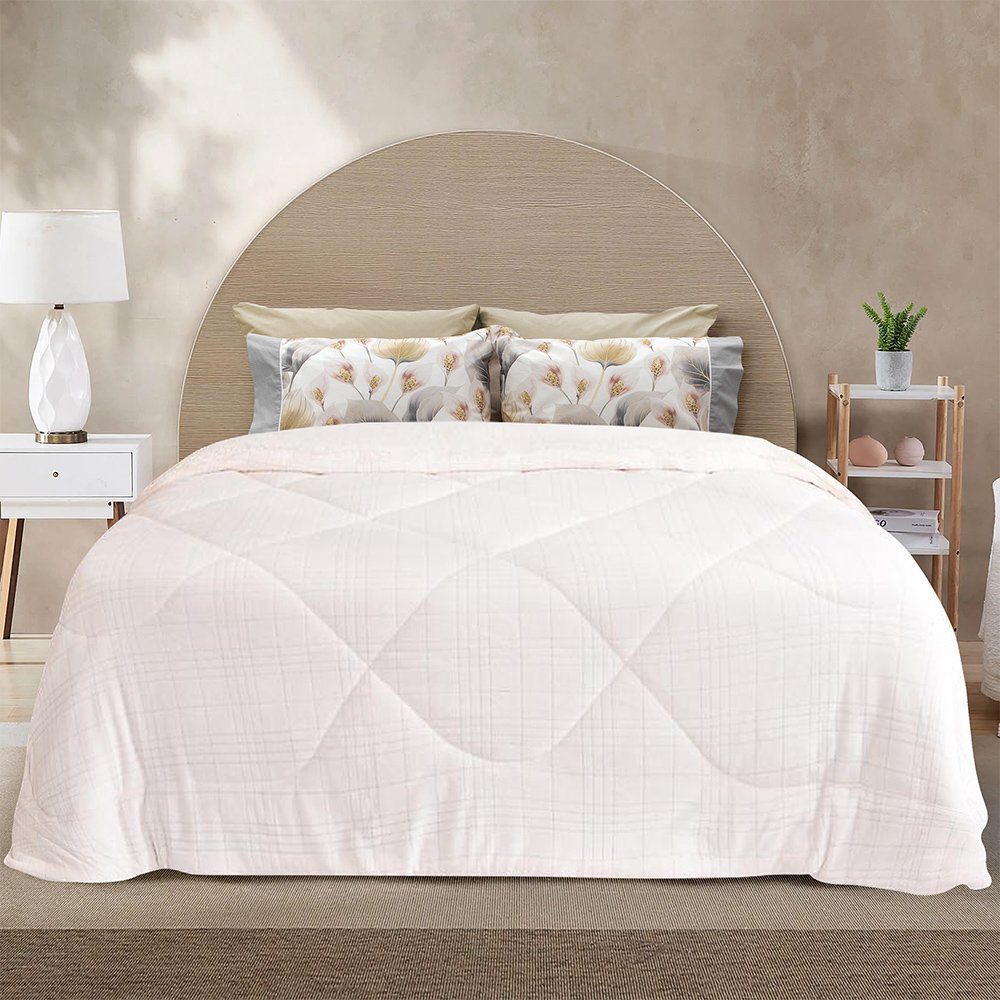 1200001617 LINO ΚΟΥΒΕΡΤΟΠΑΠΛΩΜΑ DANIA ECRU 160X220 - Image 1