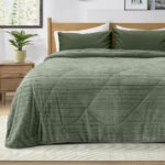 LINO ΚΟΥΒΕΡΤΟΠΑΠΛΩΜΑ STACY KHAKI 220X240 - Image 2