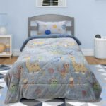 LINO ΚΟΥΒΕΡΤΟΠΑΠΛΩMA ΦΩΣΦΟΡΙΖΕ VOLCANO GREY-CIEL 160X220 - Image 2