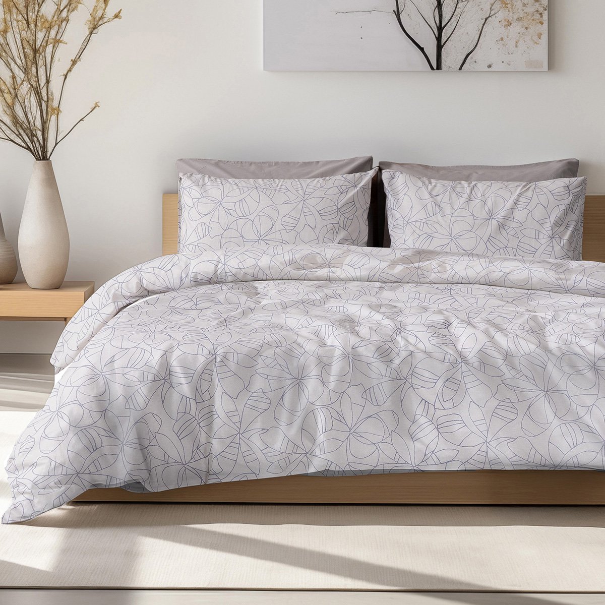 12250 Beauty Home Σετ σεντόνια King size Odet Art 12250 270x260 Μπεζ - Image 1