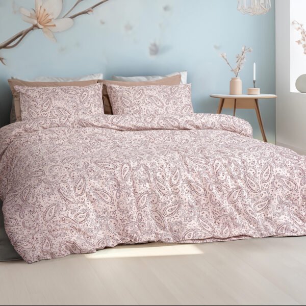 Beauty Home Σετ σεντόνια King size Sylia Art 12256 270x260 Μπεζ