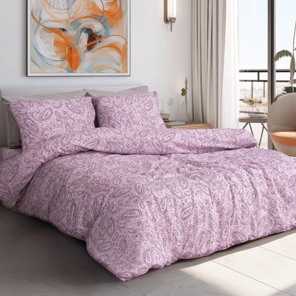 Beauty Home Σετ παπλωματοθήκη υπέρδιπλη Aelia Art 12257 220x250 Λιλά