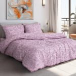 Beauty Home Σετ σεντόνια μονά με λάστιχο Aelia Art 12257 100x200+30 Λιλά