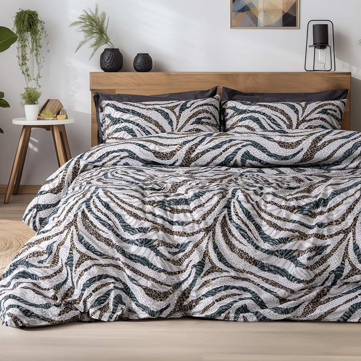 12258 Beauty Home Σετ παπλωματοθήκη μονή Eris Art 12258 165x245 Πράσινο - Image 1