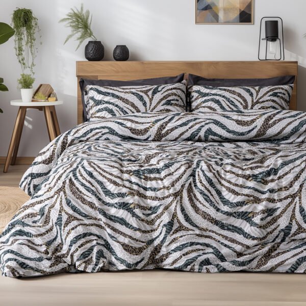 Beauty Home Σετ σεντόνια μονά με λάστιχο Eris Art 12258 100x200+30 Πράσινο