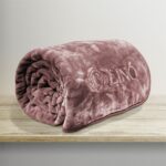 Κουβέρτα βελουτέ υπέρδιπλη 220×240 Lino Vellut Eng.Rose - Image 2