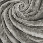 Κουβέρτα βελουτέ υπέρδιπλη 220×240 Lino Vellut Grey - Image 2