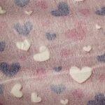 LINO ΚΟΥΒΕΡΤΑ FLEECE ΦΩΣΦΟΡΙΖΕ HERZ PINK 160X220 - Image 3