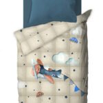 Πάπλωμα Μονό 160×220 Saint Clair Suede Pilot