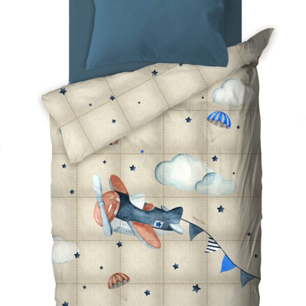 Πάπλωμα Μονό 160×220 Saint Clair Suede Pilot