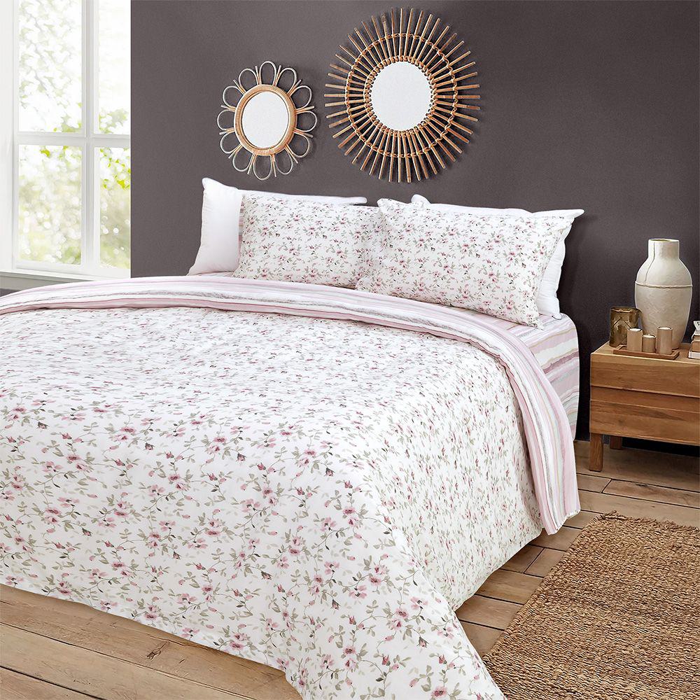 1900002326 LINO ΣΕΤ ΠΑΠΛΩΜΑΤΟΘΗΚΗ AGNE ROSE FLANNEL 160Χ240 - Image 1