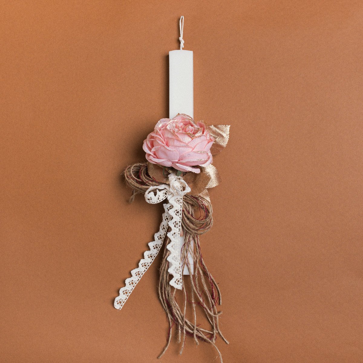 1aa9c8d6-d3fd-4e69-a08c-efe554fd9f28 Beauty Home ΛΑΜΠΑΔΑ 33cm ΤΡΙΑΝΤΑΦΥΛΛΟ ΡΟΖ ΣΕ ΣΥΣΚΕΥΑΣΙΑ ΔΩΡΟΥ - Image 1