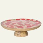 Beauty Home Ταρτίερα από Ξύλο Μάνγκο με Σχέδιο Παπαρούνας

 27.5cm x 9.5cm