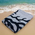 LINO ΠΕΤΣΕΤΑ ΘΑΛΑΣΣΗΣ ALBERO BLACK-PETROL 86X160 - Image 3