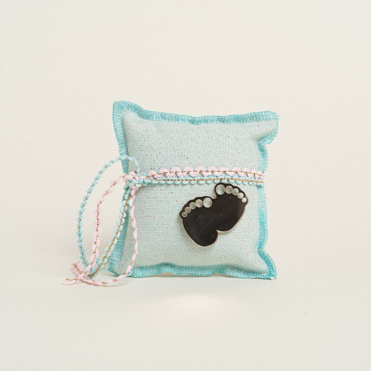 371107 Beauty Home ΜΑΞΙΛΑΡΑΚΙ ΜΕ ΥΦΑΣΜΑ LUREX ΒΕΡΑΜΑΝ 10 x 10 cm - Image 1