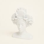 Beauty Home Βάζο Προτομή Λευκο17.3 x 11,7 x 23 cm