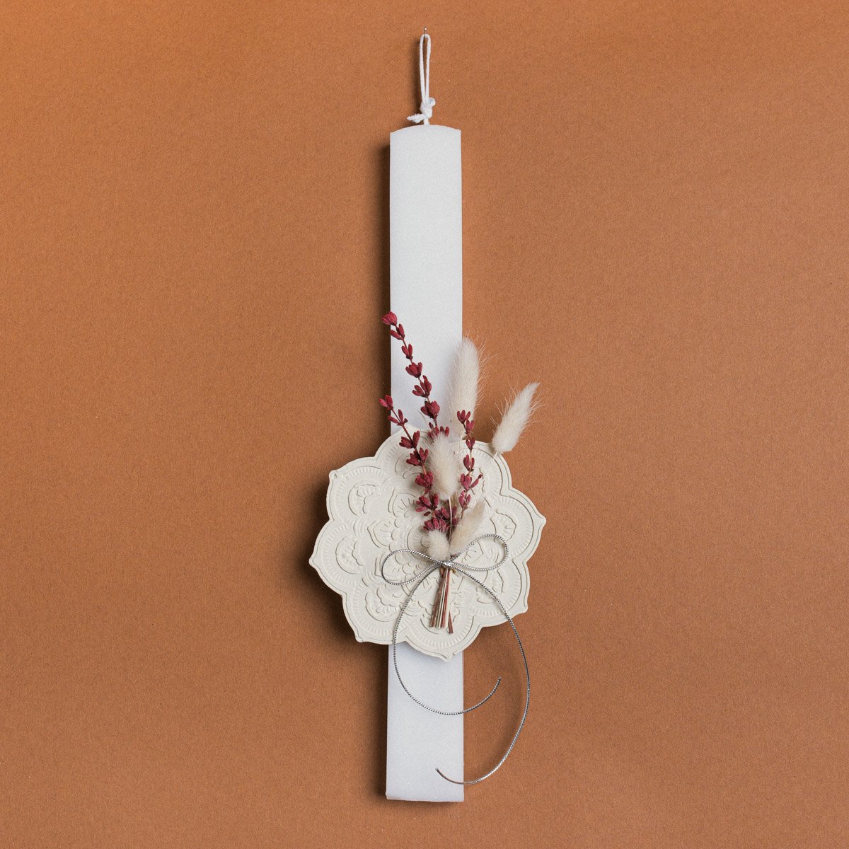 3bba262c-6a1e-429b-baf7-67a313ceeda6 Beauty Home ΛΑΜΠΑΔΑ 33cm ΣΟΥΒΕΡ ΜΕ ΑΠΟΞΗΡΑΜΕΝΑ ΕΚΡΟΥ ΣΕ ΣΥΣΚΕΥΑΣΙΑ ΔΩΡΟΥ - Image 1