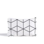 Beauty Home ΠΟΡΤΟΦΟΛΑΚΙ 9 x 16 cm ΓΕΩΜΕΤΡΙΚΟΙ ΡΟΜΒΟΙ ΛΕΥΚΟ-ΜΑΥΡΟ