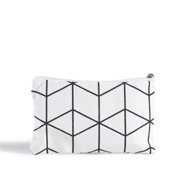 Beauty Home ΠΟΡΤΟΦΟΛΑΚΙ 9 x 16 cm ΓΕΩΜΕΤΡΙΚΟΙ ΡΟΜΒΟΙ ΛΕΥΚΟ-ΜΑΥΡΟ
