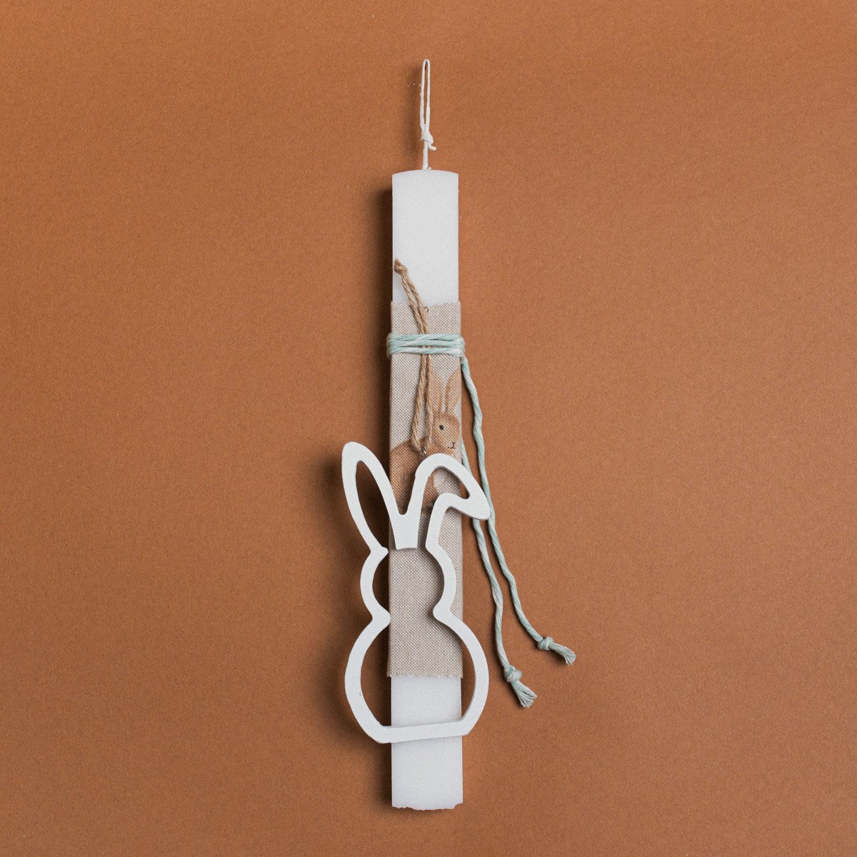 3fdd6e10-a4d9-4e69-929d-21edd449832e Beauty Home ΛΑΜΠΑΔΑ 33cm ΞΥΛΙΝΟ ΠΕΡΙΓΡΑΜΜΑ ΛΑΓΟΣ ΛΕΥΚΟΣ ΣΕ ΣΥΣΚΕΥΑΣΙΑ ΔΩΡΟΥ - Image 1