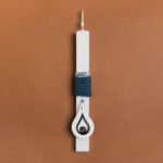 Beauty Home ΛΑΜΠΑΔΑ 33cm ΚΕΡΑΜΙΚΟ ΔΑΚΡΥ ΑΣΗΜΙ ΣΕ ΣΥΣΚΕΥΑΣΙΑ ΔΩΡΟΥ