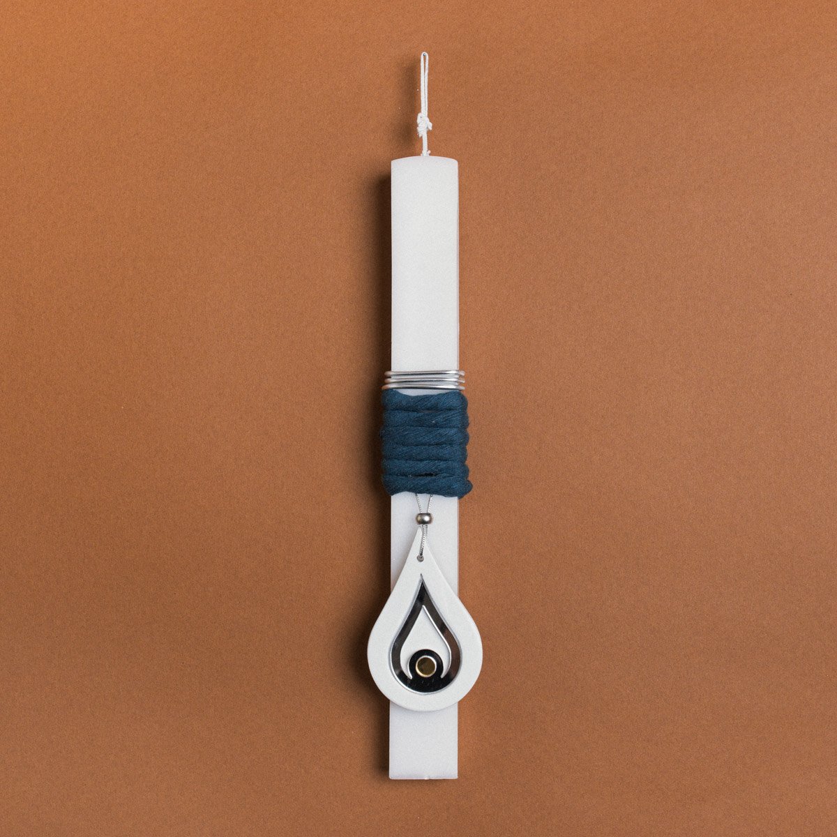 40838cd3-c748-49d9-a7b9-5c42a41f4f00 Beauty Home ΛΑΜΠΑΔΑ 33cm ΚΕΡΑΜΙΚΟ ΔΑΚΡΥ ΑΣΗΜΙ ΣΕ ΣΥΣΚΕΥΑΣΙΑ ΔΩΡΟΥ - Image 1