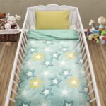 LINO ΚΟΥΒΕΡΤΑ FLEECE SHERPA ΦΩΣΦΟΡΙΖΕ STER MINT 110X150 - Image 2