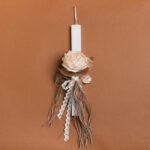 Beauty Home ΛΑΜΠΑΔΑ 33cm ΤΡΙΑΝΤΑΦΥΛΛΟ ΕΚΡΟΥ ΣΕ ΣΥΣΚΕΥΑΣΙΑ ΔΩΡΟΥ