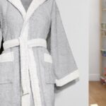 LINO ΜΠΟΥΡΝΟΥΖΙ BATHHUG GREY-WHITE 2-4 - Image 2