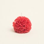 Beauty Home ΚΕΡΙ ΣΤΡΟΓΓΥΛΟ ΤΡΙΑΝΤΑΦΥΛΛΟ 4 x 4 CM ΚΟΚΚΙΝΟ