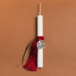 Beauty Home ΛΑΜΠΑΔΑ 33cm ΚΟΚΚΙΝΗ ΦΟΥΝΤΑ ΚΑΙ ΣΠΙΤΙ ΣΜΑΛΤΟ ΣΕ ΣΥΣΚΕΥΑΣΙΑ ΔΩΡΟΥ