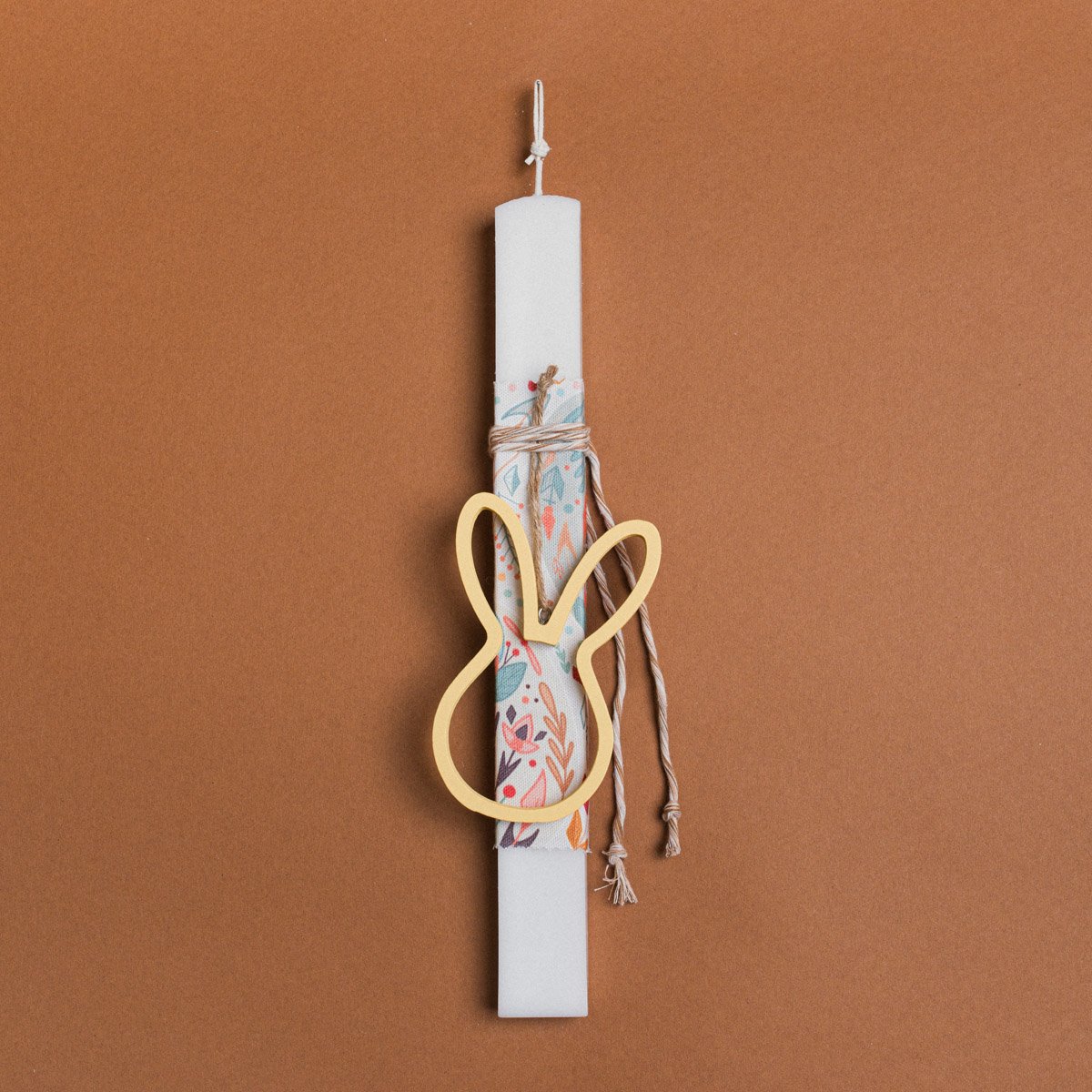 5fc3e8a9-39e0-421c-986c-e4a3b38e8d83 Beauty Home ΛΑΜΠΑΔΑ 33cm ΞΥΛΙΝΟ ΠΕΡΙΓΡΑΜΜΑ ΛΑΓΟΣ ΚΙΤΡΙΝΟΣ ΣΕ ΣΥΣΚΕΥΑΣΙΑ ΔΩΡΟΥ - Image 1