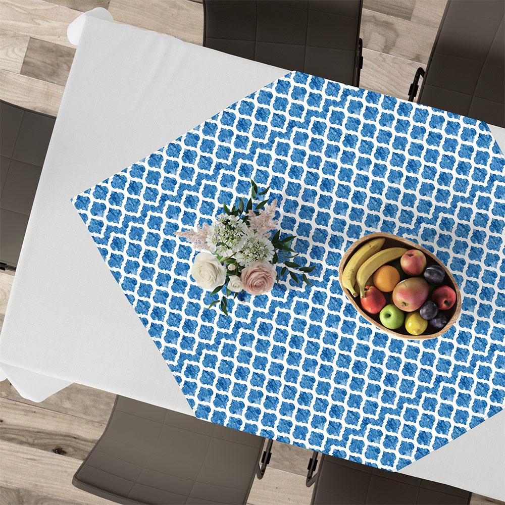 6100000302 LINO ΚΑΡΕ CELL 601 BLUE 90Χ90 - Image 1