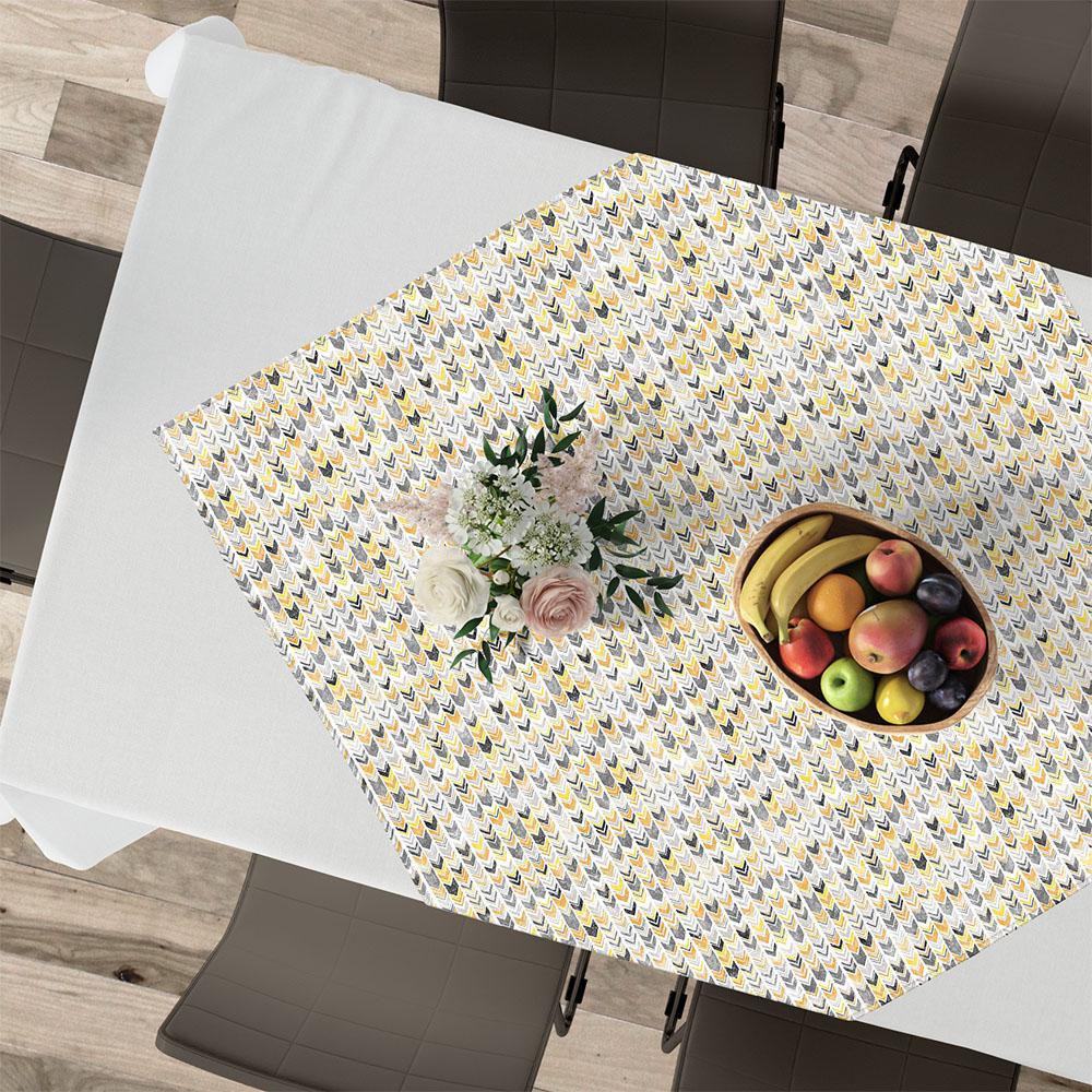 6100000309 Καρέ 90×90 Lino Home Turqueta 201 Gold - Image 1