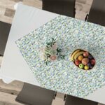 Καρέ 90×90 Lino Home Turqueta 601 Petrol