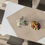 Καρέ 90×90 Lino Home Menorca 901 Brown