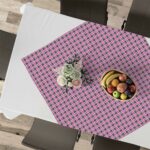 Καρέ 90×90 Lino Home Tartan 301 Pink