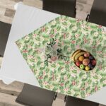 Καρέ 90×90 Lino Home Freya 701 Green