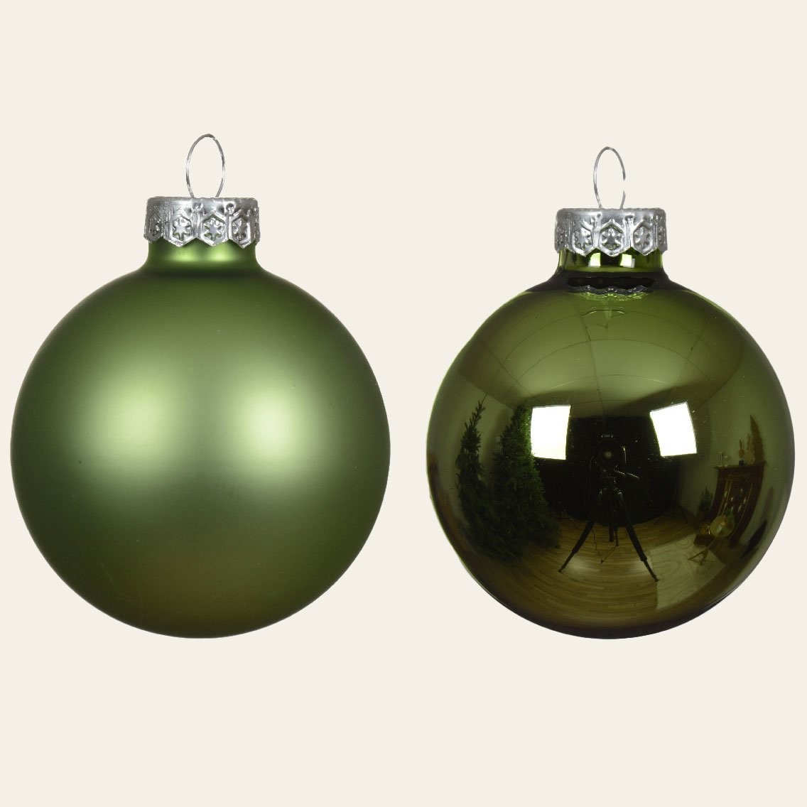 6410a923-b53a-47ea-87ed-474be68b0588 Beauty Home ΓΥΑΛΙΝΕΣ ΜΠΑΛΕΣ ΛΑΔΙ 6 CM ΣΕΤ 12 ΤΜΧ - Image 1